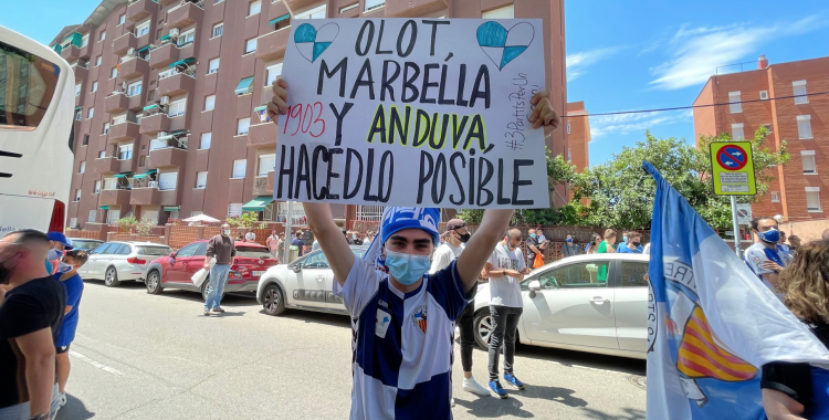 Pancarta de suport al gran comiat d'avui | Pau Vituri